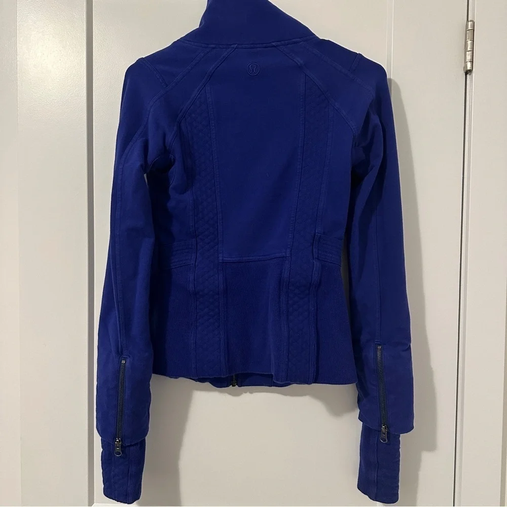 Lululemon It’s Happening Workout Running Jacket In Pigment Blue Size 4 Women’s - Picture 10 of 16